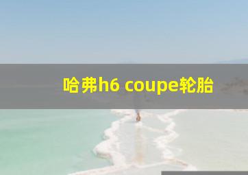 哈弗h6 coupe轮胎